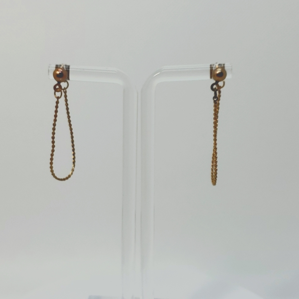 Goldtone earrings
